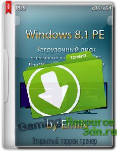 Windows 8.1 PE for Win8.1-Win7 by EmiN (x86-x64) (2015) [Rus]