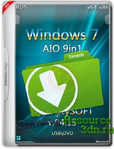 Windows 7 AIO 9in1 by KrotySOFT v.04.15 (x86-x64) (2015) [Rus]