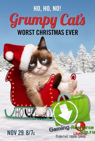 Худшее Рождество Сердитой кошки / Grumpy Cat's Worst Christmas Ever (2014) HDTVRip