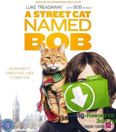 Уличный кот по кличке Боб / A Street Cat Named Bob (2016) HDRip