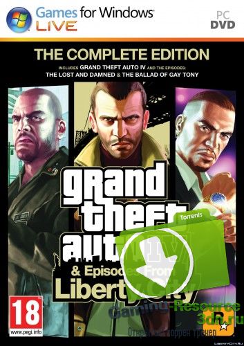 GTA 4 / Grand Theft Auto IV - Complete Edition [v 1070-1120] (2010) PC | Repack от Gaming-Resource