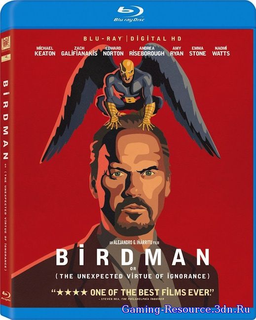 Бёрдмэн / Birdman (2014) BDRip 1080p от Leonardo and Scarabey | Чистый звук