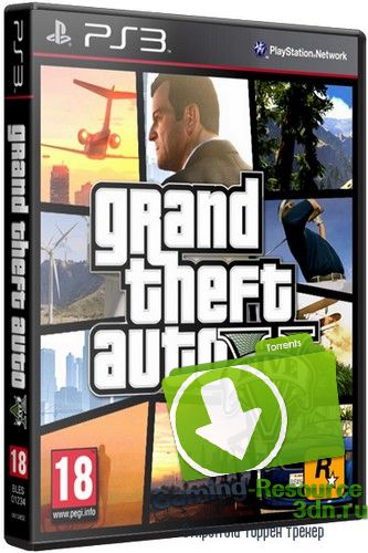 GTA 5 / Grand Theft Auto V (2013) PS3 RePack от Afd