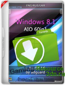 Windows 8.1 with Update AIO 60in1 adguard v15.04.16 (x86-x64) (2015) [Multi/Rus]