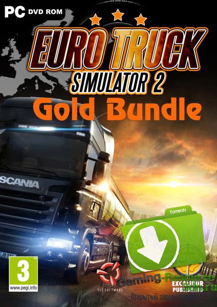 Euro Truck Simulator 2 Gold Bundle [v 1.17.1s] [26 DLC] [15 Mods] [RUS/ENG] (2015) PC | RePack от uKC