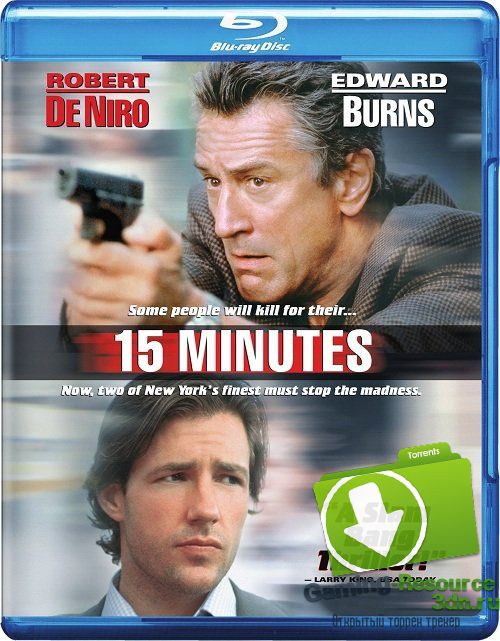 15 минут славы / 15 Minutes (2001) BDRemux 1080p